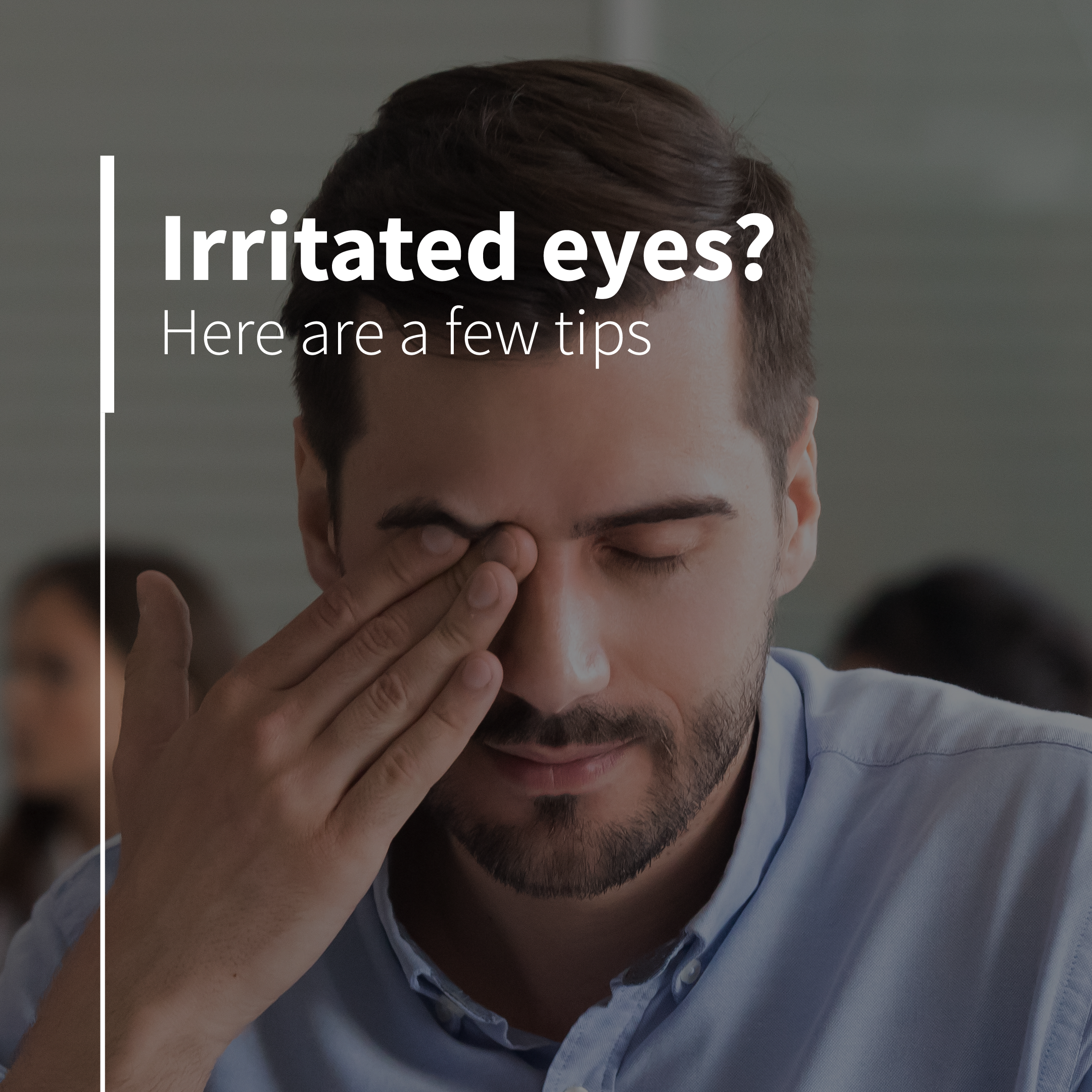 How to avoid irritated, dried-out eyes while wearing contact lenses in cold weather.