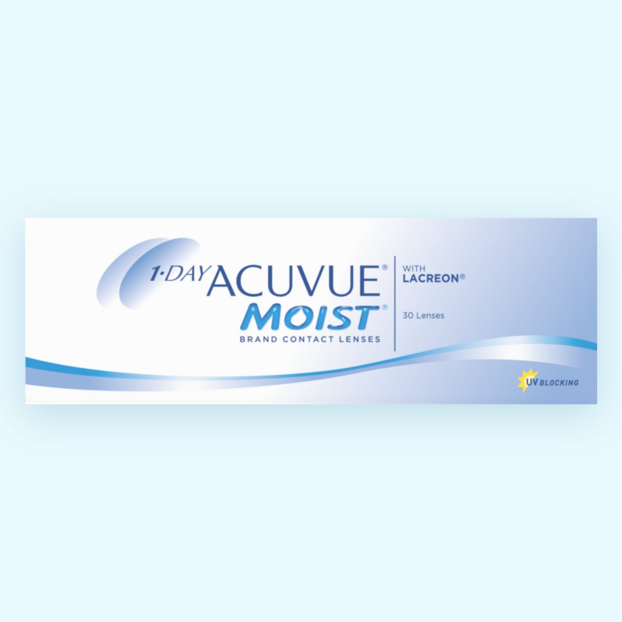 1-Day Acuvue Moist Contact Lenses 30 Pack