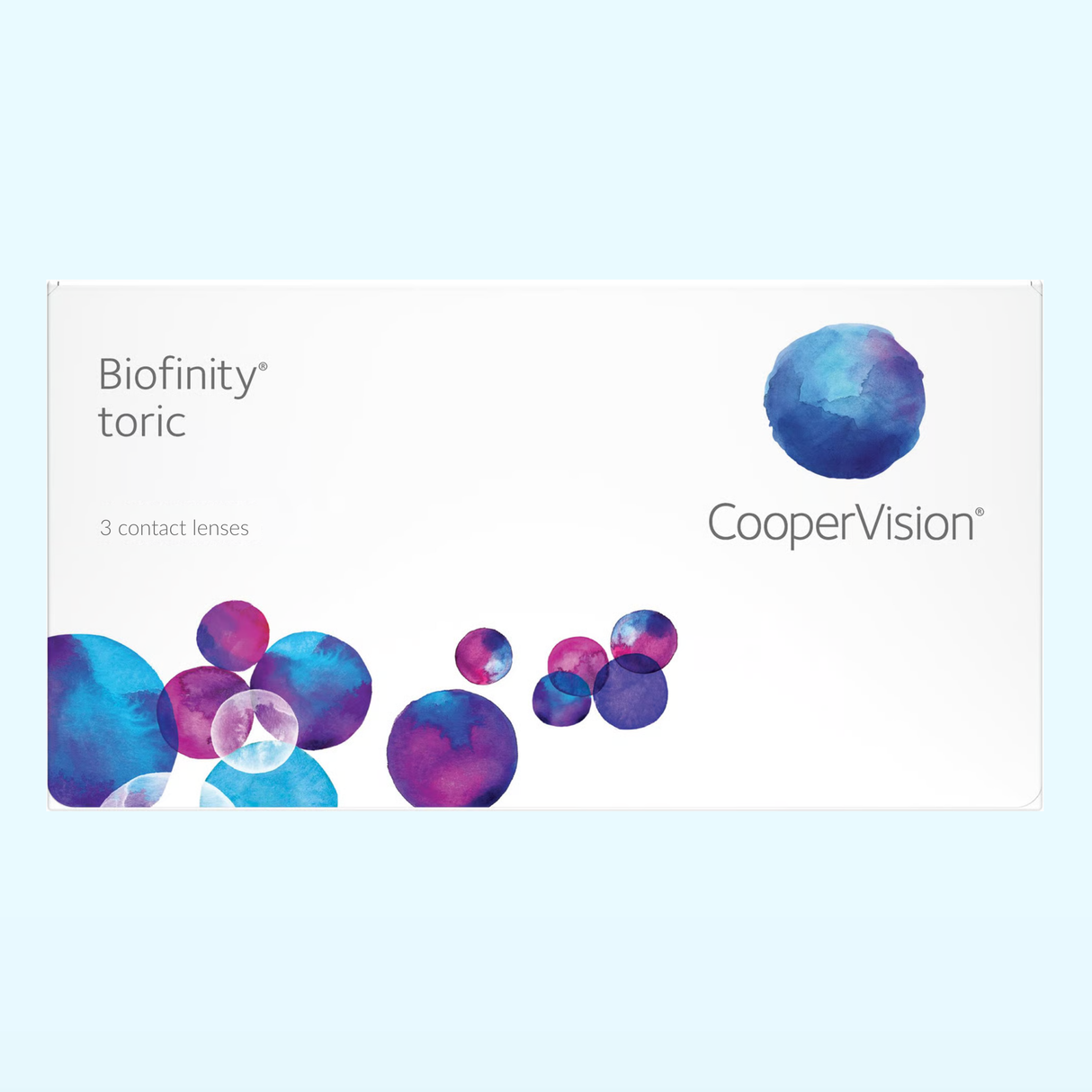 Biofinity Toric Contact Lenses 3 Pack