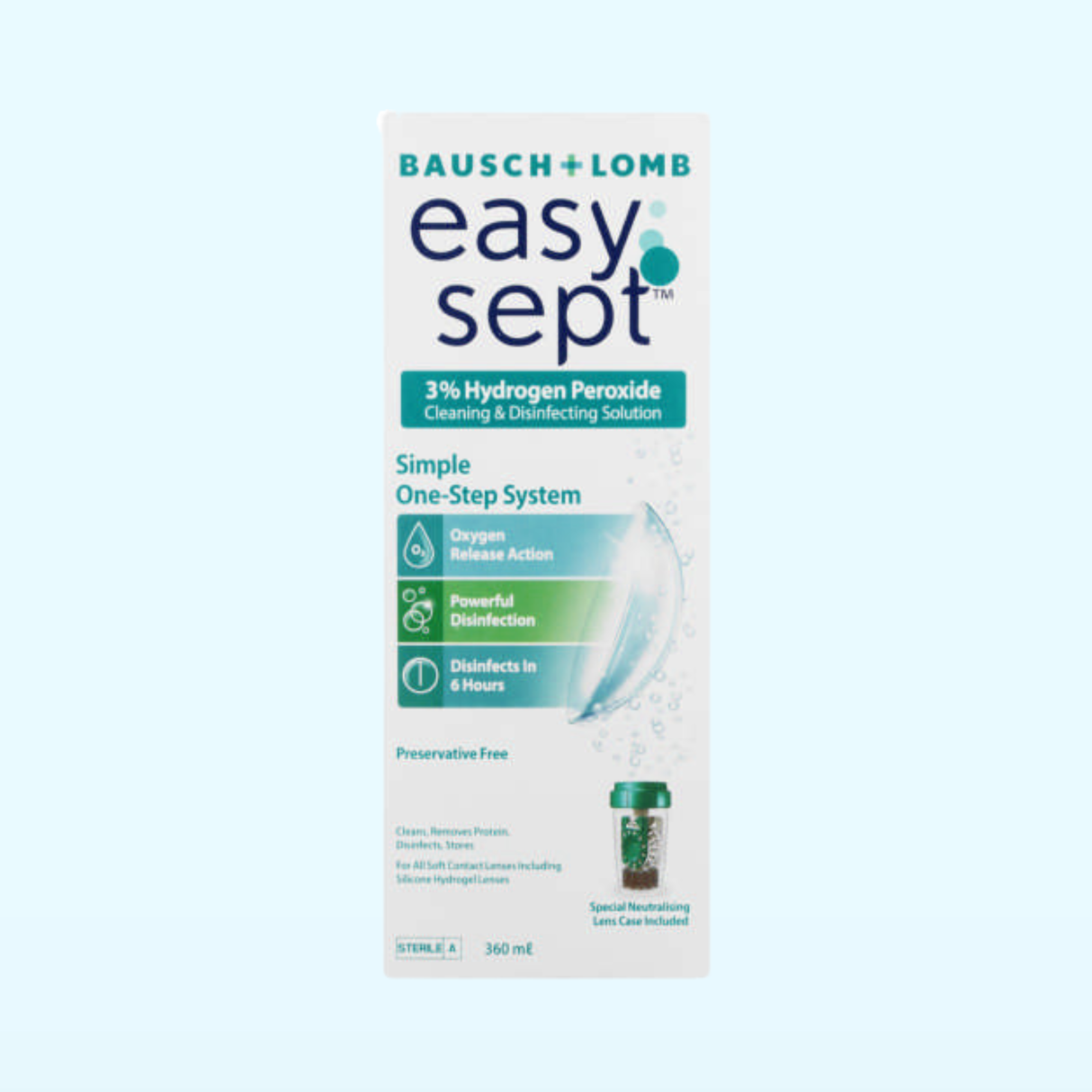 EasySept Hydrogen Peroxide System 360ml