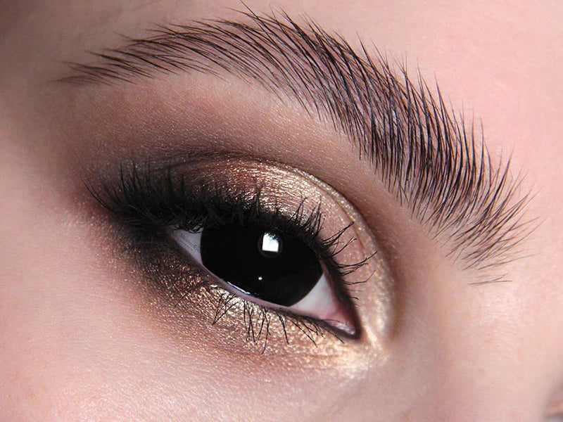 Mini Sclera Black Crazy Contact Lenses 2 Pack