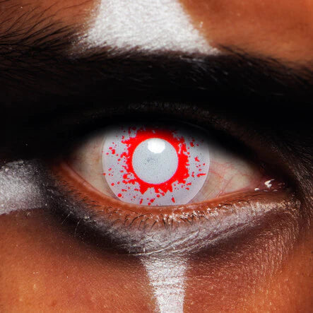 Blind Bloodshot Drops Crazy Contact Lenses 2 Pack