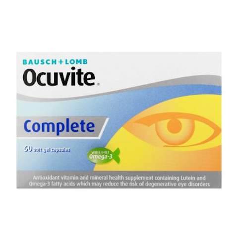 Bausch + Lomb Ocuvite Complete 60 Capsules
