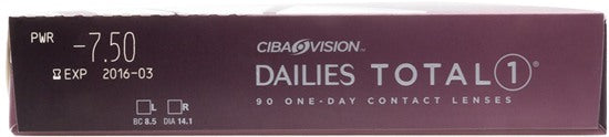 Dailies Total1 Contact Lenses 90 Pack