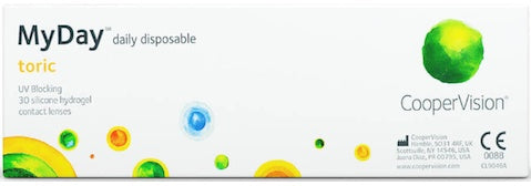 MyDay Toric Contact Lenses 30 Pack by CooperVision