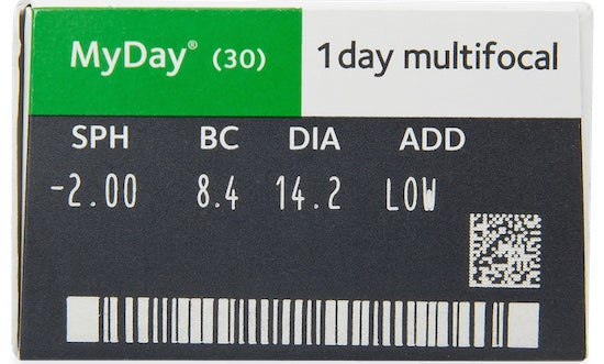 MyDay Multifocal 30 Pack side view