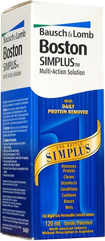 Boston Simplus Contact Lens Solution 120ml