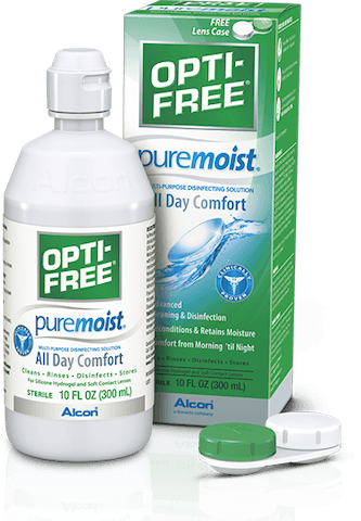 Opti-Free Pure Moist Contact Lens Cleaner 300ml