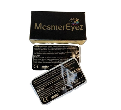 Mini Sclera White Crazy Contact Lenses 2 Pack