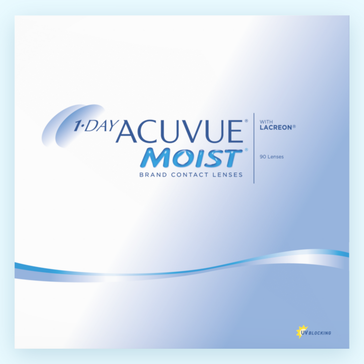 1-Day Acuvue Moist Contact Lenses 90 Pack