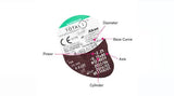 Dailies Total1 for Astigmatism contact lenses close up