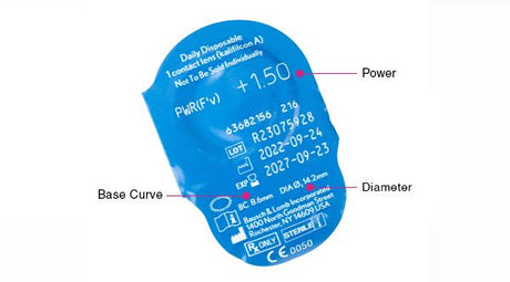 ULTRA One Day Contact Lenses 30 Pack Bausch + Lomb contact lens box
