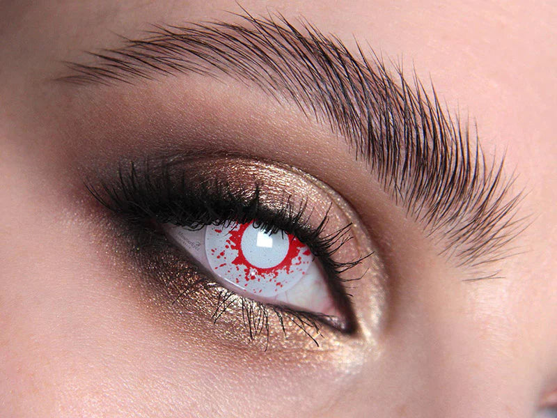 Blind Bloodshot Drops Crazy Contact Lenses 2 Pack