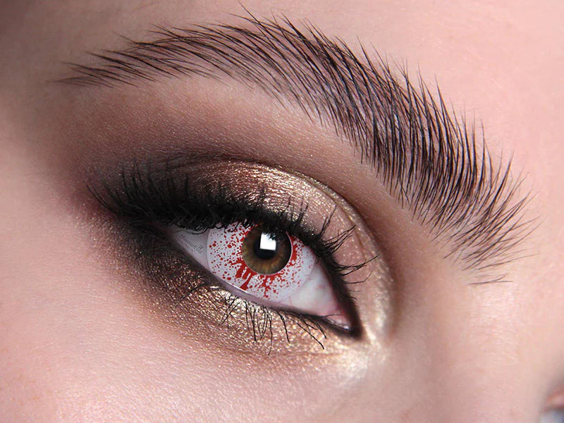 Bloodshot Drops Crazy Contact Lenses 2 Pack