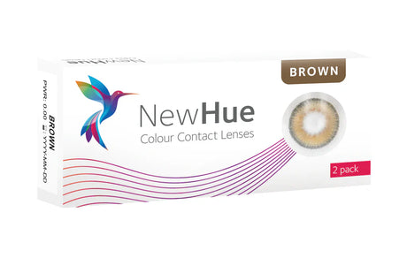 NewHue Non-Prescription Coloured Contact Lenses 2 Pack