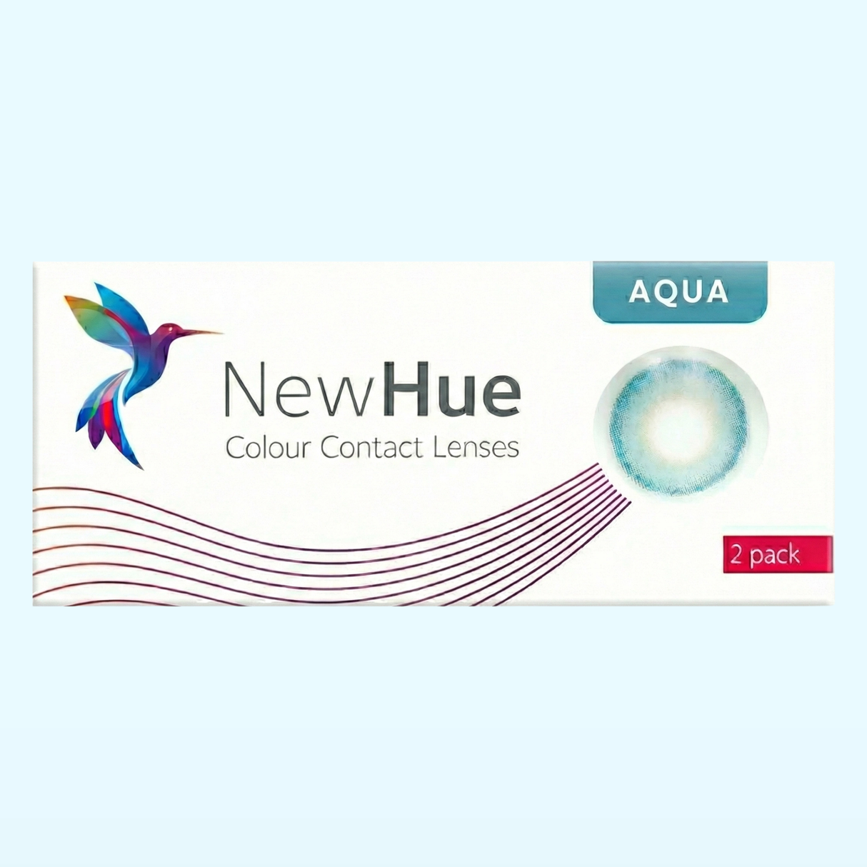 NewHue Non-Prescription Coloured Contact Lenses 2 Pack