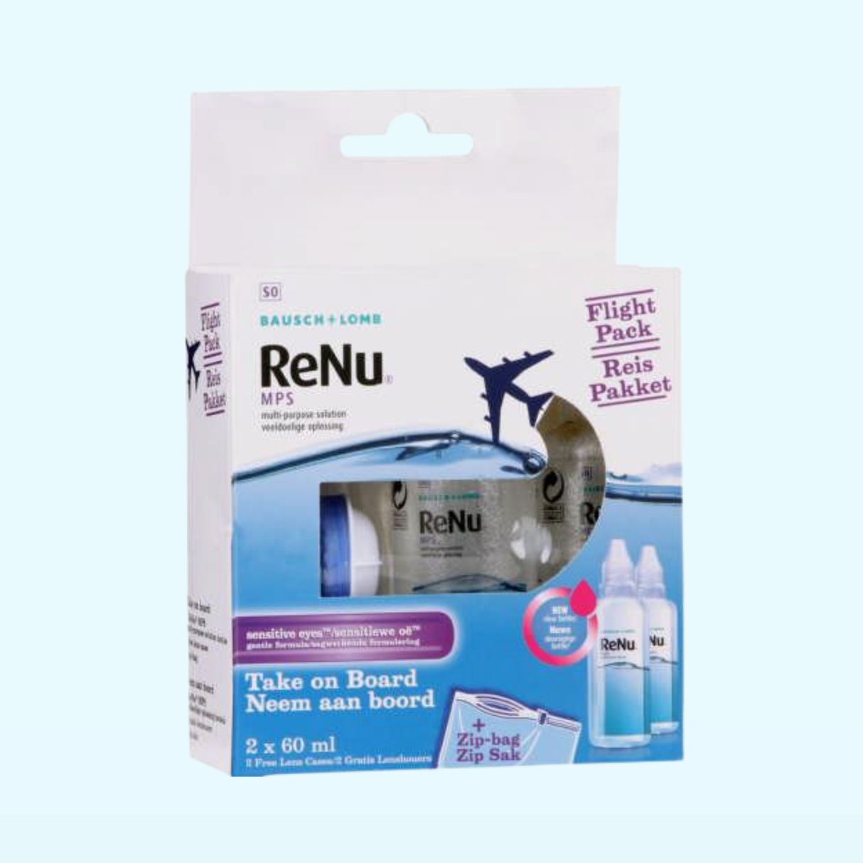 ReNu Advanced Multi-Purpose Solution Flight Pack