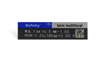 Biofinity Toric Multifocal Contact Lenses 3 Pack Contact Lenses