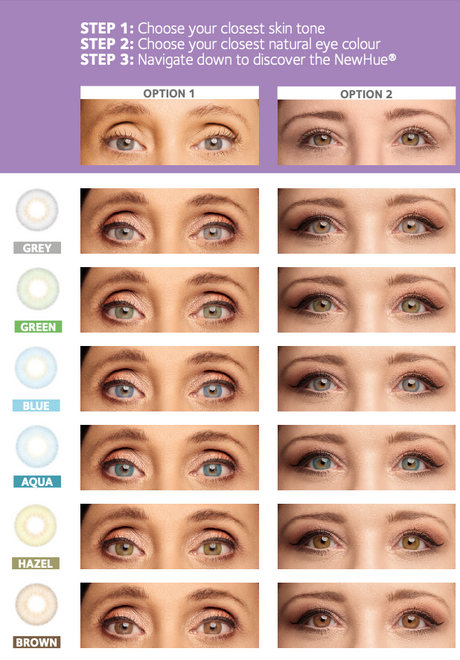 NewHue Non-Prescription Coloured Contact Lenses 2 Pack