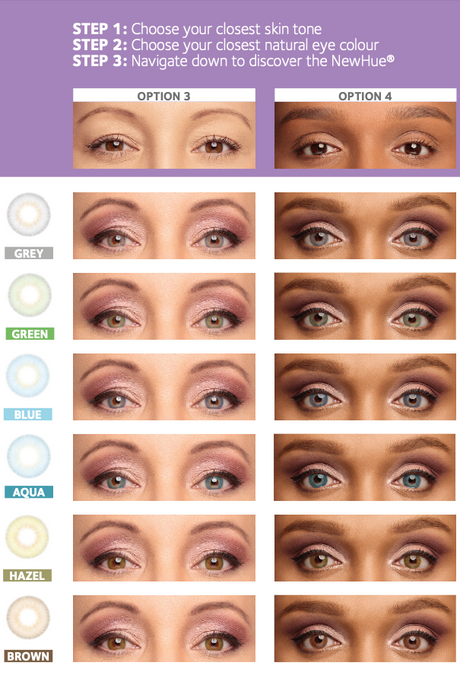 NewHue Non-Prescription Coloured Contact Lenses 2 Pack
