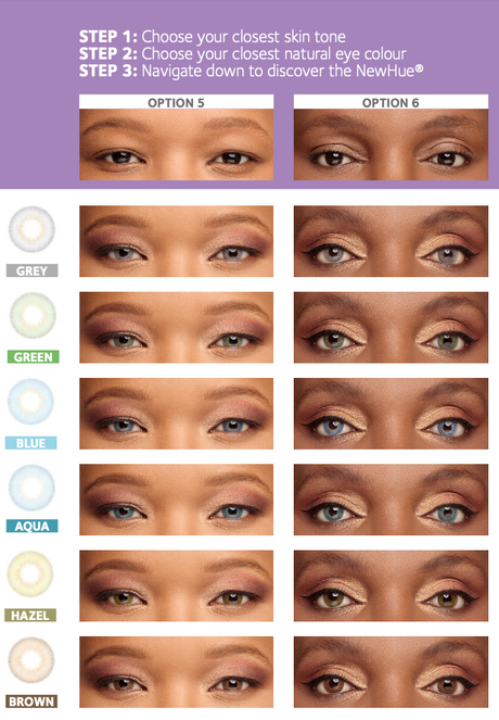 NewHue Non-Prescription Coloured Contact Lenses 2 Pack
