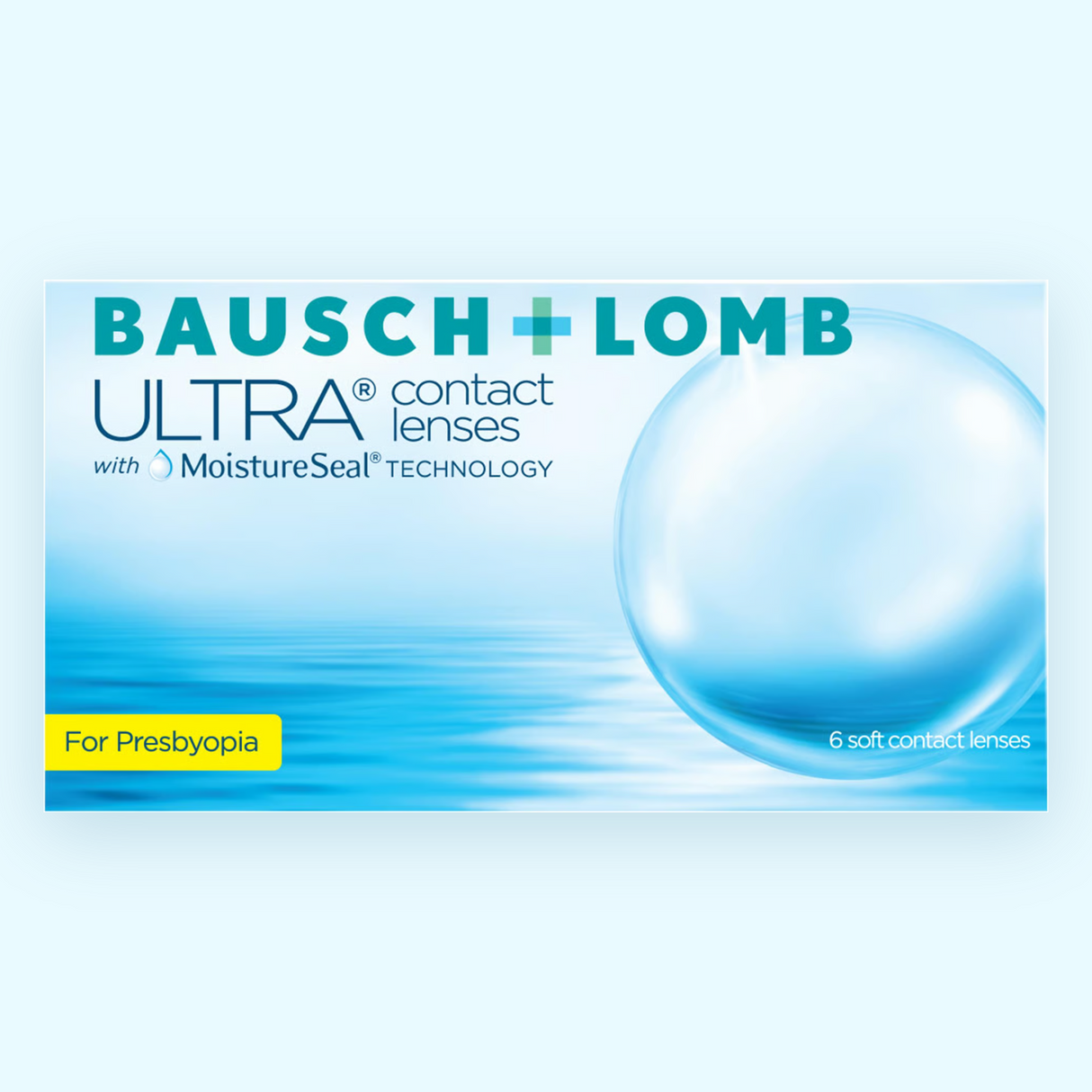 Bausch & Lomb ULTRA For Presbyopia Contact Lenses 6 Pack