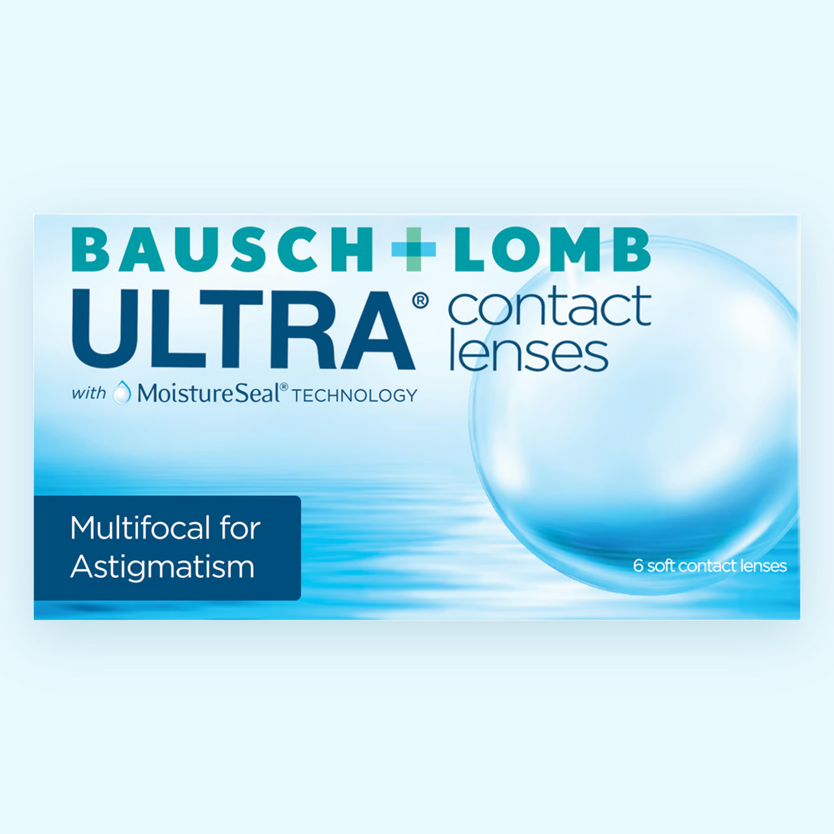 Bausch + Lomb Ultra Multifocal for Astigmatism Contact Lenses 6 Pack