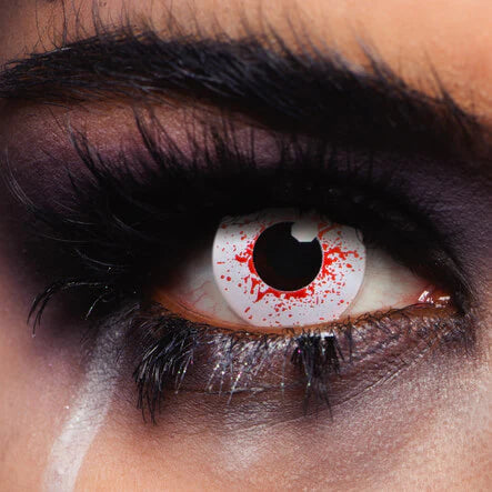 Bloodshot Drops Crazy Contact Lenses 2 Pack