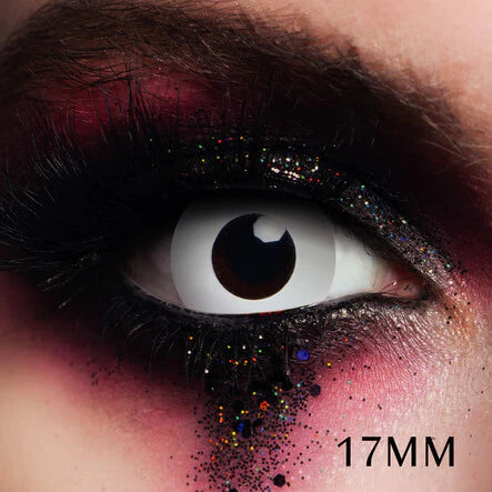 Mini Sclera White Crazy Contact Lenses 2 Pack