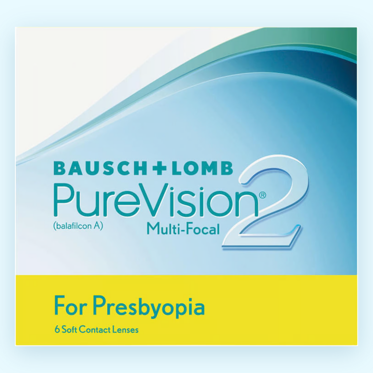 PureVision 2 For Presbyopia Contact Lenses 6 Pack