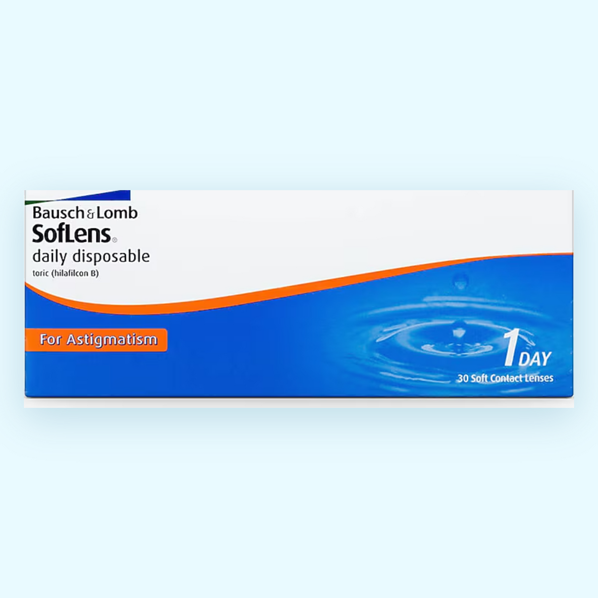 SofLens Daily Disposable for Astigmatism Contact Lenses 30 Pack