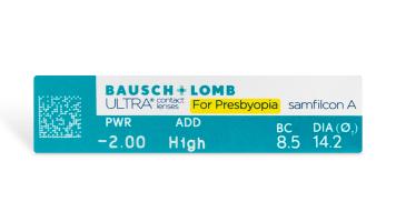 ULTRA for Presbyopia monthly multifocal contact lenses 6 Pack