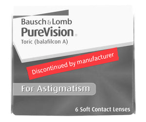 PureVision Toric (PureVision For Astigmatism) 6 pack