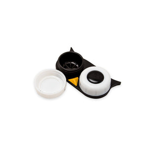 Black Owl Contact Lens Case