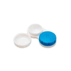 Blue & White Contact Lens Case