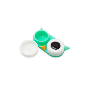 Mint Green Owl Contact Lens Case