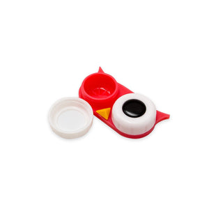 Red Owl Contact Lens Case