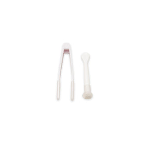 White Contact Lens Suction Cup & Tweezers
