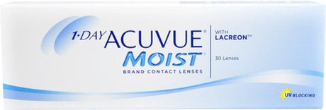 1-Day Acuvue Moist Contact Lenses 30 Pack by Johnson & Johnson