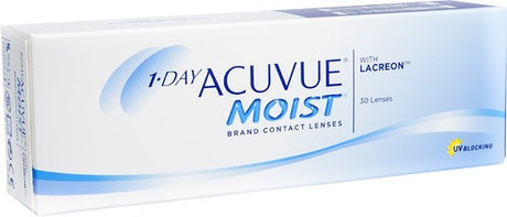 1-Day Acuvue Moist 30 Pack box side