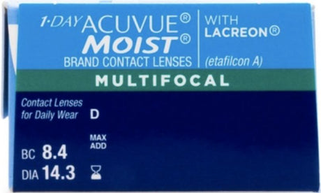 1-Day Acuvue Moist Multifocal Contact Lenses 30 Pack
