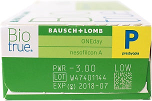 Biotrue ONEday multifocal daily contact lenses 30 Pack