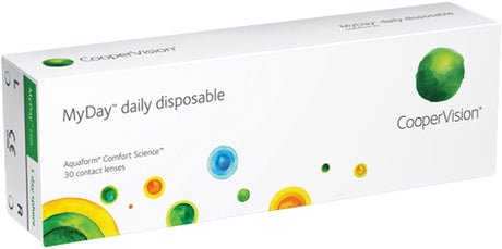 MyDay contact lens packaging 30 pack