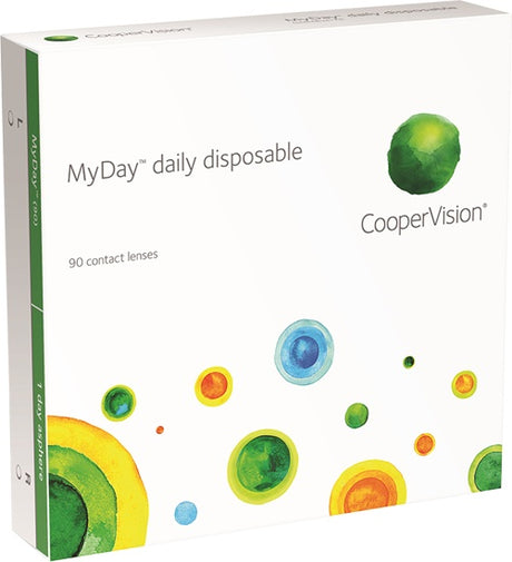 MyDay contact lens packaging 90 pack