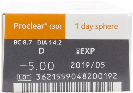 Proclear 1 Day 30 Pack by CooperVision
