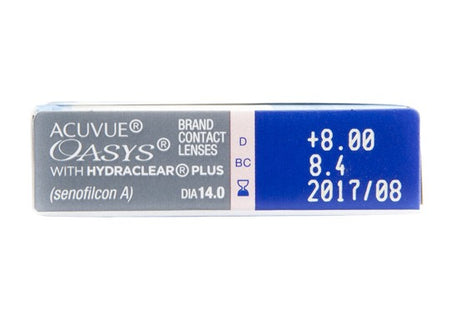 Acuvue Oasys Contact Lenses box front