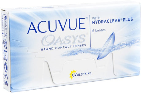 Acuvue Oasys Contact Lenses box side
