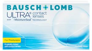 Bausch and Lomb ULTRA for Presbyopia 6 Pack contact lenses packaging