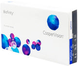 Biofinity Contact Lenses box side