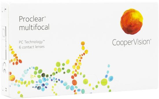 Proclear Multifocal contact lens packaging 6 pack